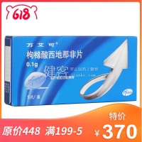 枸櫞酸西地那非片(萬(wàn)艾可)  