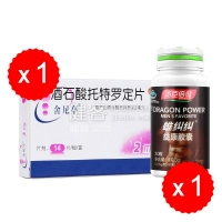 酒石酸托特羅定片(舍尼亭)+湯臣倍健雄赳赳牌益康膠囊