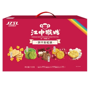 江中猴姑餅干彩虹裝