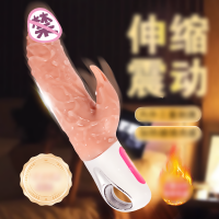 (仿真)伸縮加溫仿真陽(yáng)具-杰克（全自動(dòng)恒溫抽插雙頭震動(dòng)棒女用自慰器成人情趣性用品）