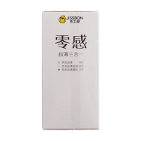 天然膠乳橡膠避孕套(ZERO零感超薄三合一)(杰士邦)