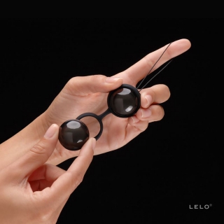 LELO-Luna Beads-露娜球黑珍珠(缩阴球)-2个