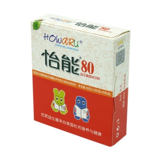 Howaru怡能80益生菌 幼兒兒童寶寶便秘調(diào)理腸胃抗過敏含益生元