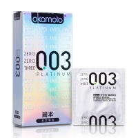 天然膠乳橡膠避孕套(白金超薄)(003)(岡本)