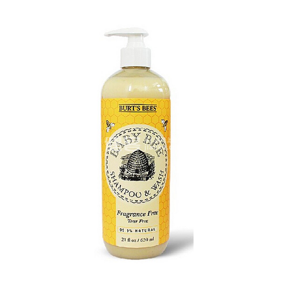 burtsbees美国小蜜蜂婴儿洗发沐浴露二合一620ml