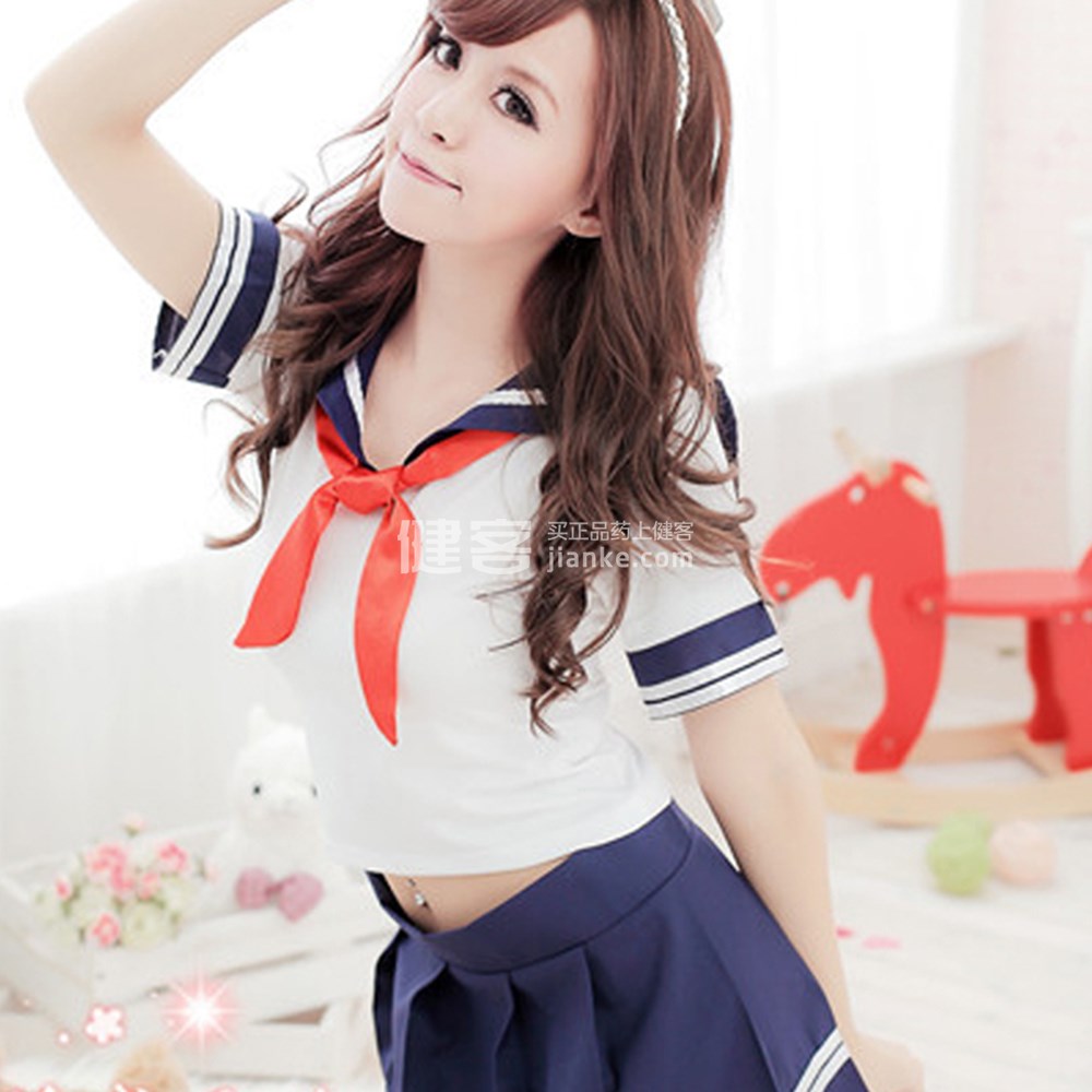 美兰琪 情趣内衣 制服诱惑 性感红领巾学生服