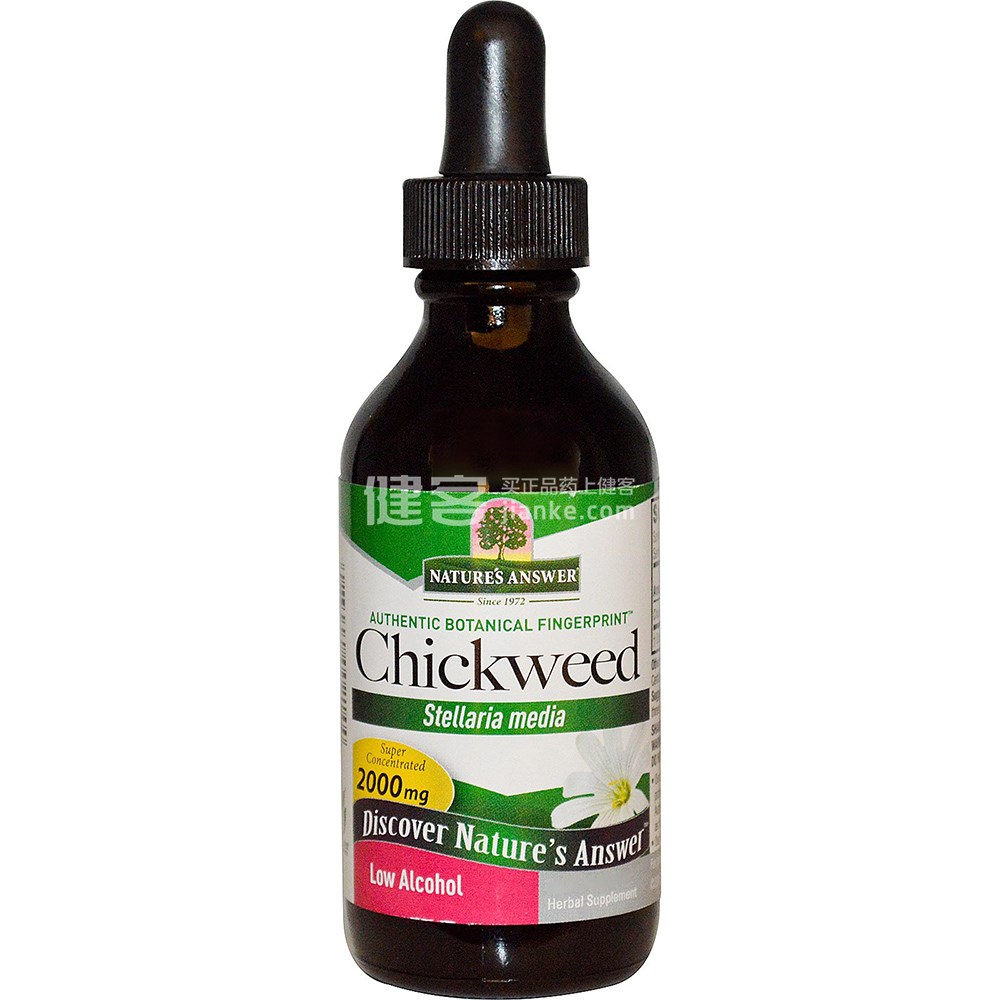 natures answer chickweed low alcohol(140毫升)