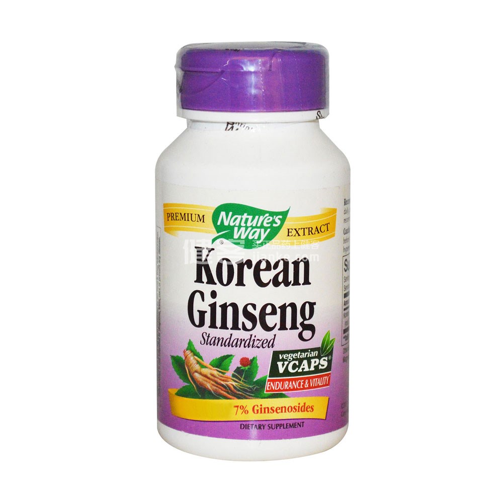 nature"s way korean ginseng standardized(120粒)