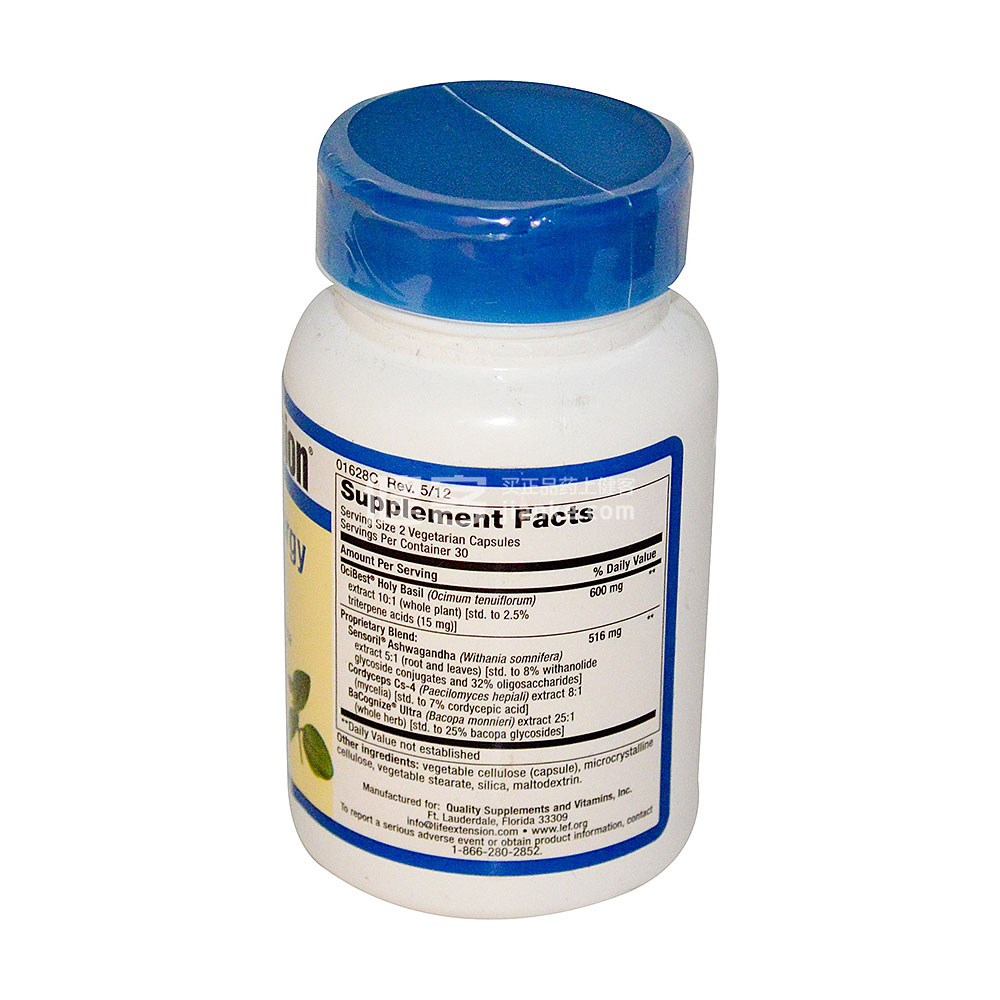 life extension adrenal energy formula(100粒)