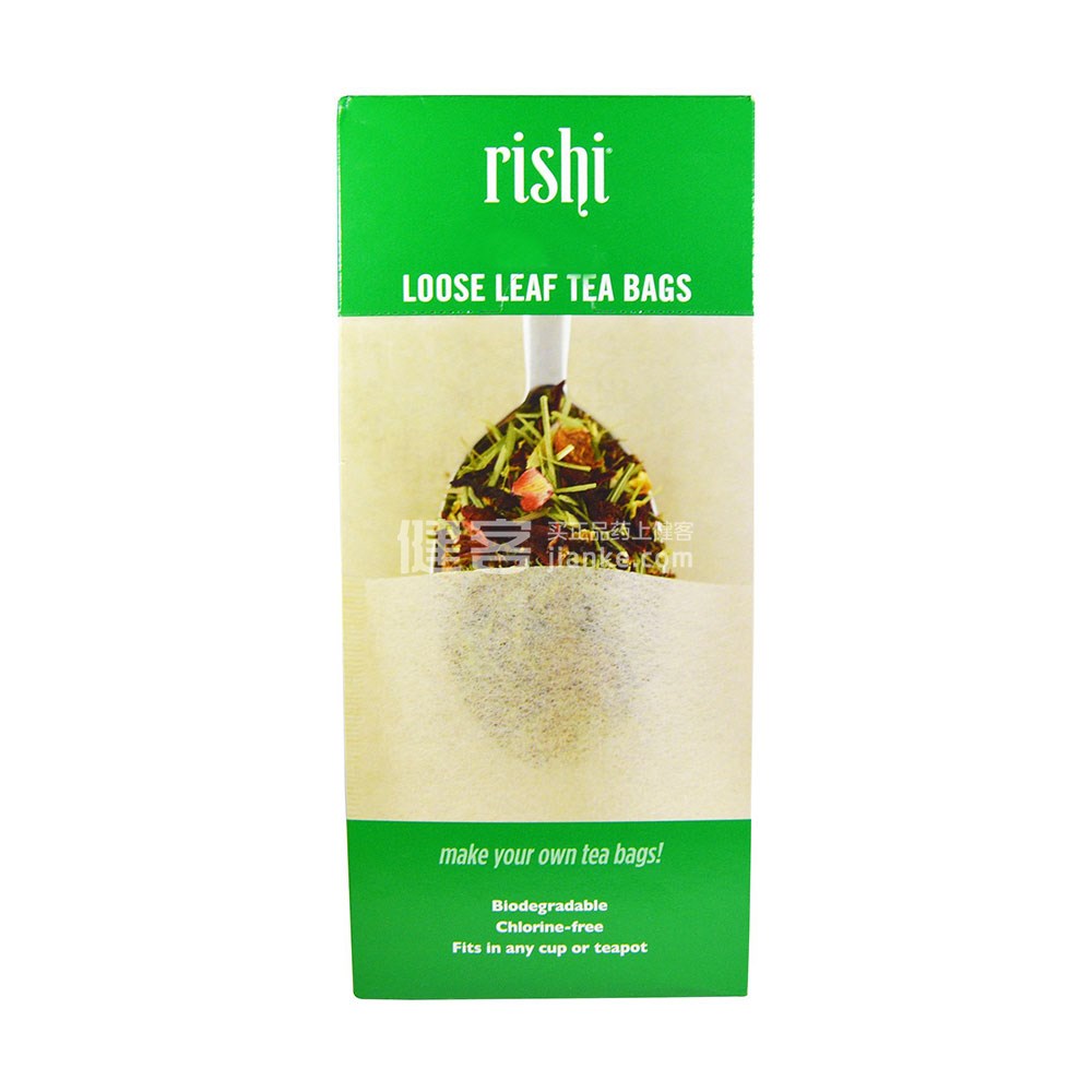 rishi tea loose leaf tea filter bags(60包)