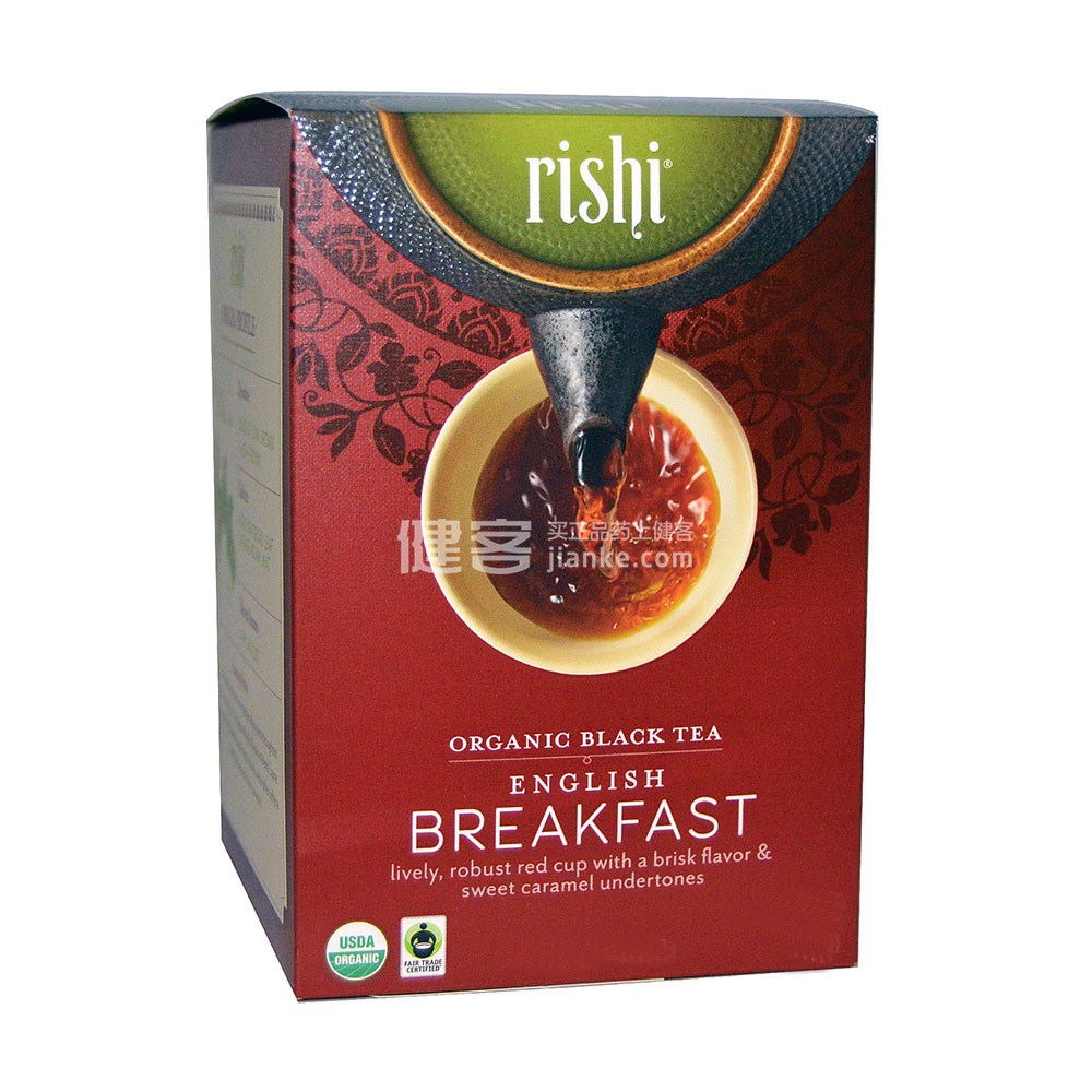 rishi tea black tea english breakfast(25包*4.5g)