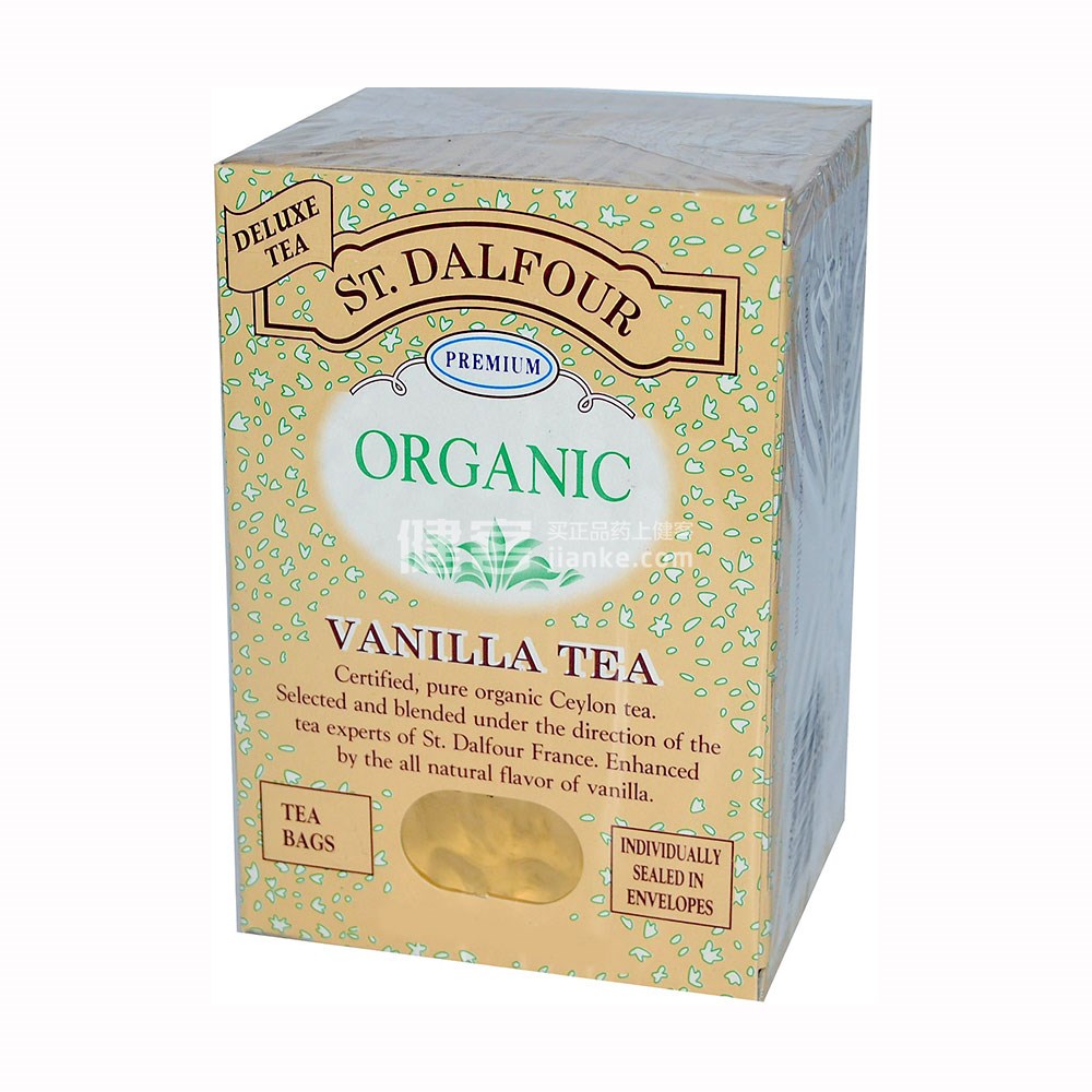 st. dalfour organic vanilla tea(50包)