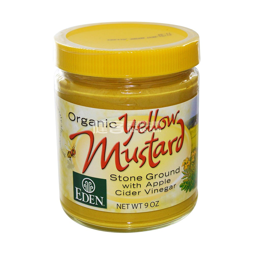 eden foods organic yellow mustard(382.5克)