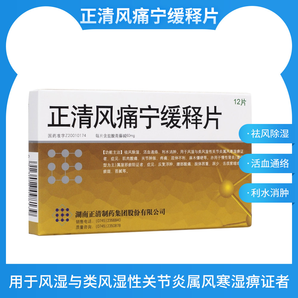 正清风痛宁缓释片(正清)