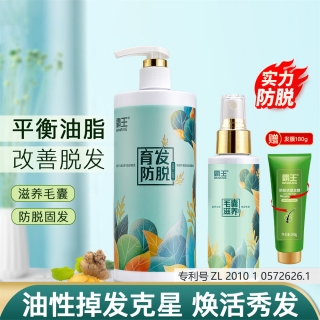霸王育发防脱洗发液(防脱型)+毛囊滋养原液+霸王防脱调理发膜
