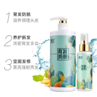 霸王育发防脱洗发液(防脱型)+毛囊滋养原液+霸王防脱调理发膜