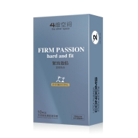 天然胶乳橡胶避孕套(紧致激情装)(4维空间)