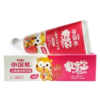小浣熊乳牙宝儿童维生素牙膏(草莓味)