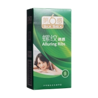天然橡胶胶乳避孕套(螺纹诱惑)(第六感)