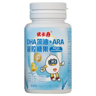 DHA海藻油+ara凝胶糖果(优卡丹)
