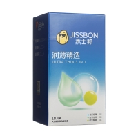 天然胶乳橡胶避孕套(润薄)(杰士邦)