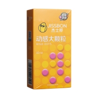 天然胶乳橡胶避孕套(杰士邦)(动感大颗粒)