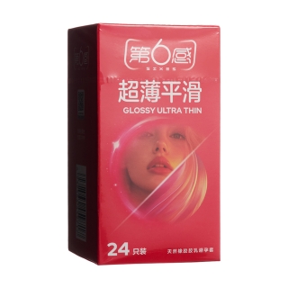 天然橡胶胶乳避孕套(超薄平滑香草香)(第6感)