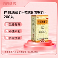 桂附地黄丸(佛慈)(浓缩丸)