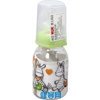 NUKPC彩色卡通奶瓶125ML(带1号仿真通气奶嘴)