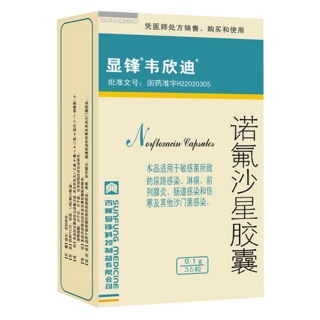 诺氟沙星胶囊显锋韦欣迪