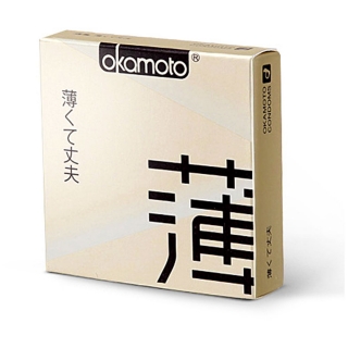 冈本 OK透薄安全套3只装 日本原装进口超薄避孕套
