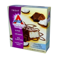 Atkins 低卡减肥营养棒椰子巧克力