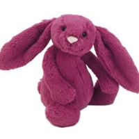 Jellycat邦尼兔子公仔蘇瑞同款毛絨玩具 玫红色中号M