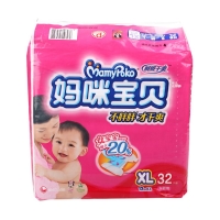 妈咪宝贝(Mamypoko)瞬吸干爽纸尿裤 (女)特大号XL 