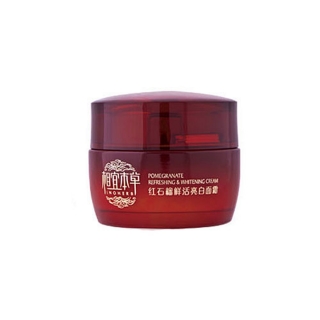 相宜本草红石榴鲜活亮白面霜