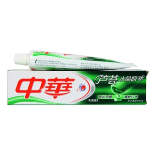 中华芦荟水晶原萃冰沁薄荷味牙膏