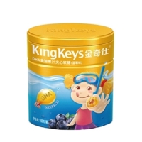 金奇仕DHA鱼油果汁夹心趣味软糖(蓝莓味)