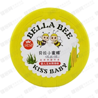 贝拉小蜜蜂(BELLA BEE)婴儿玉米爽身粉