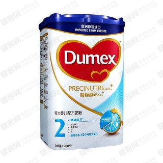 多美滋(Dumex)精确盈养心护+延续较大婴儿配方奶粉2段900克(6-12个月)