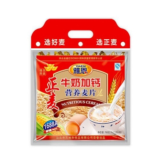 雅恩营养麦片牛奶加钙 