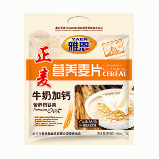 雅恩营养麦片牛奶加钙