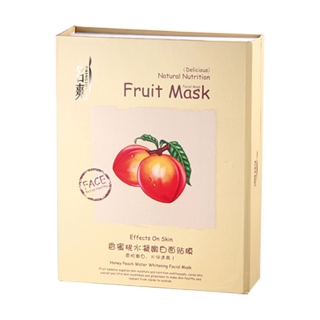 名爽 香蜜桃水凝嫩白面贴膜