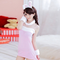 蝶然 情趣内衣 兔女郎短裙制服诱惑(2100 粉色)