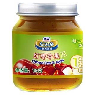 圣元汇力多红枣苹果泥