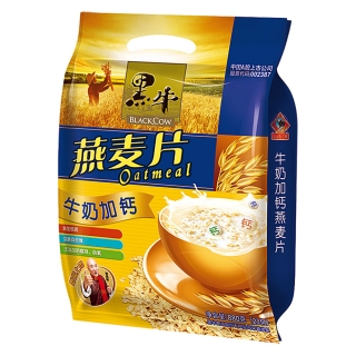 黑牛牛奶加钙燕麦片