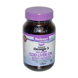 Bluebonnet Nutrition 天然欧米茄3冰岛鱼油软胶囊(120粒)