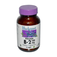 Bluebonnet Nutrition 维生素B-2胶囊(100粒)