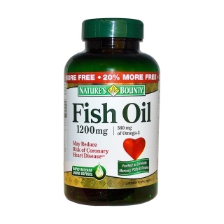 Natures Bounty Fish Oil Omega-3(1200毫克 50粒)