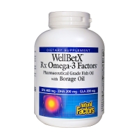 Natural Factors WellBetX Rx Omega-3因子琉璃苣油软胶囊