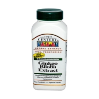 21st Century Health Care 标准化银杏叶提取物素食胶囊(240粒)